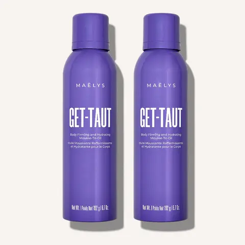 MAËLYS GET-TAUT Body Firming and Hydrating Mousse-To-Oil x 2 | Packed With Glaucine + Squalane