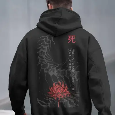 Anime Tokyo Ghoul Hoodies Ken Kaneki Graphic Printed Sweatshirts