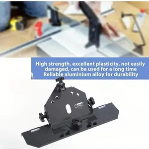 Tile Chamfering Machine, Fits 115/125mm Angle Grinder, Sliding 45 Degree Tile Cutting Tool, Multifunctional Aluminum Alloy Tile Chamferer