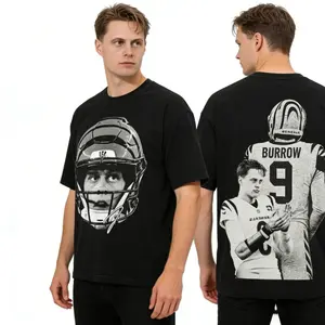 Joe Burrow Bengals Acid Wash T-Shirt - Football Fan Apparel, Unisex Sports Tee, Unisex Crewneck Shirt, Gift for fans