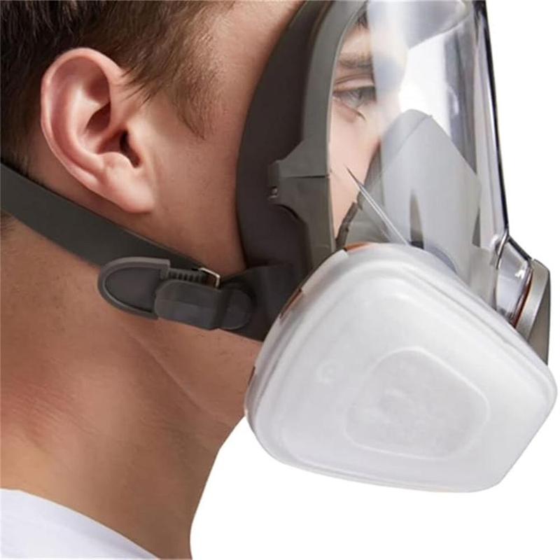 17 in 1 Full Facepiece Reusable Respirator Mask 6800 for Spray Paint and Welding, 17 in 1 Anti-Fog Respiratory Supplies with Wide View