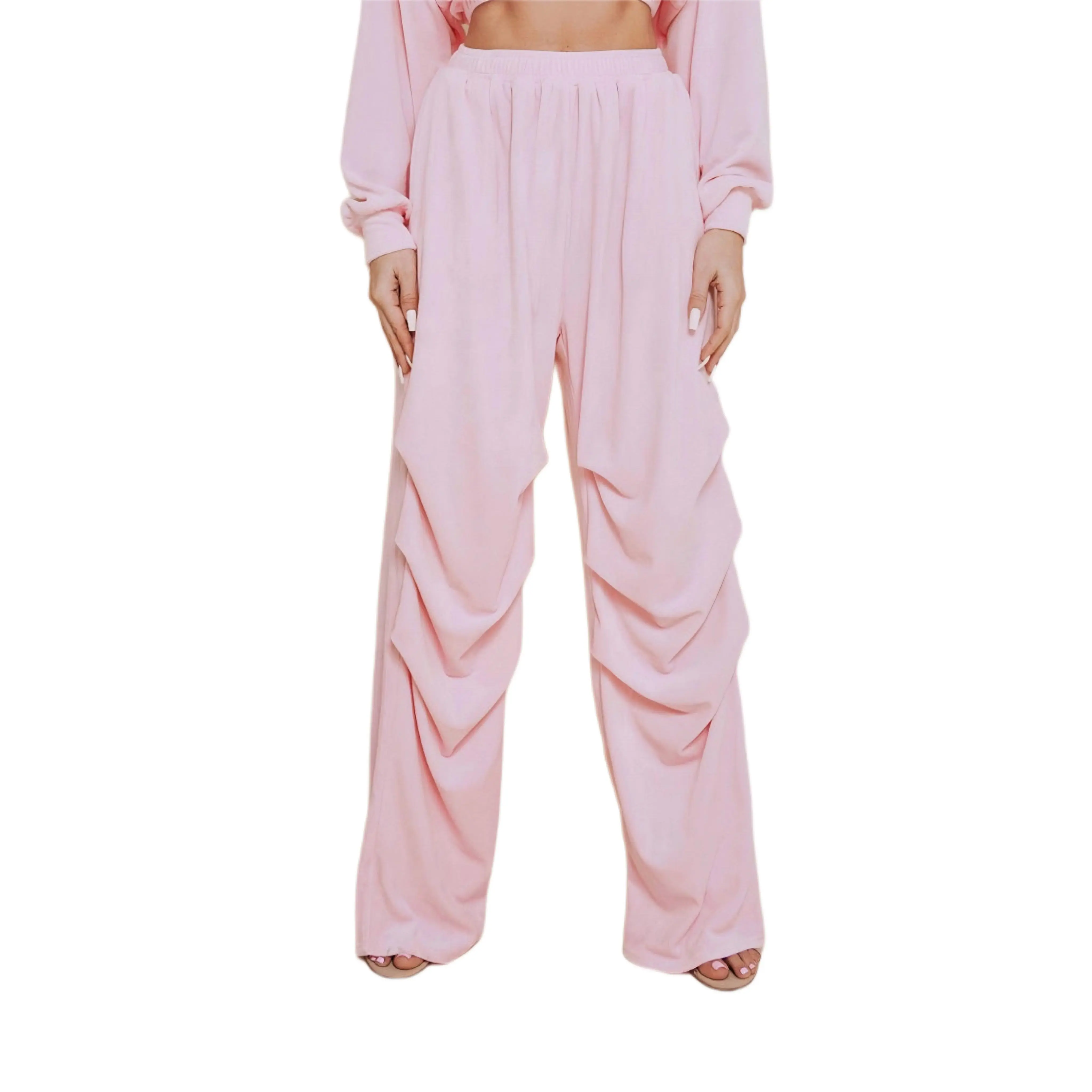 VELOUR BAGGY SWEATS