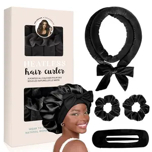 Sleep Curl Hair! No Heat Hair Roller Set, Natural Wave Curls at Morning, Easy-To-Use Overnight Hairstyling Tool, Perfect for Daily Use, Heatless Hair Curlers, Heatless Curling Set