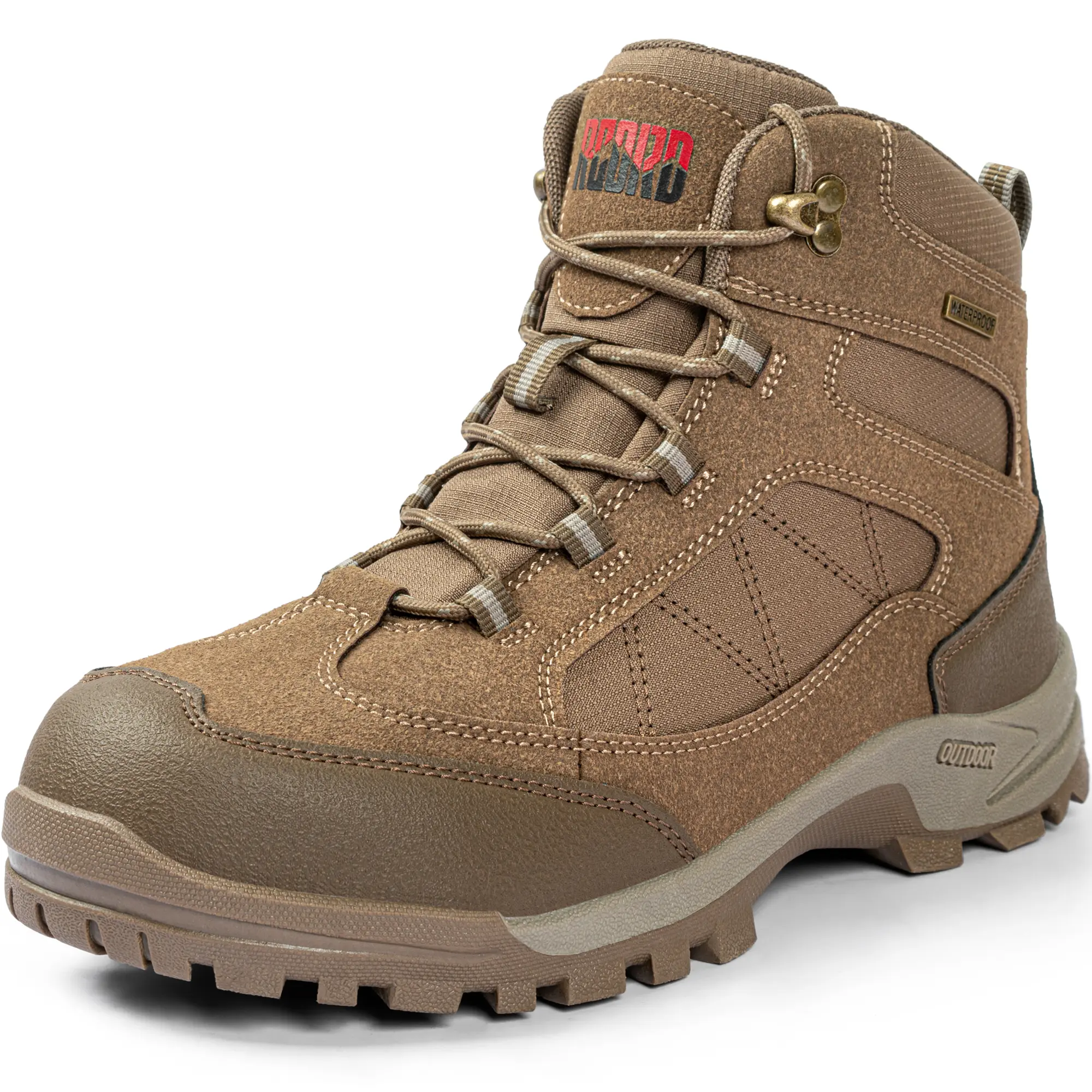RCORD Women’s Waterproof Steel Toe Safety Boots – Non-Slip Protective Work Shoes for Construction Sites, Warehouses & Outdoor Jobs