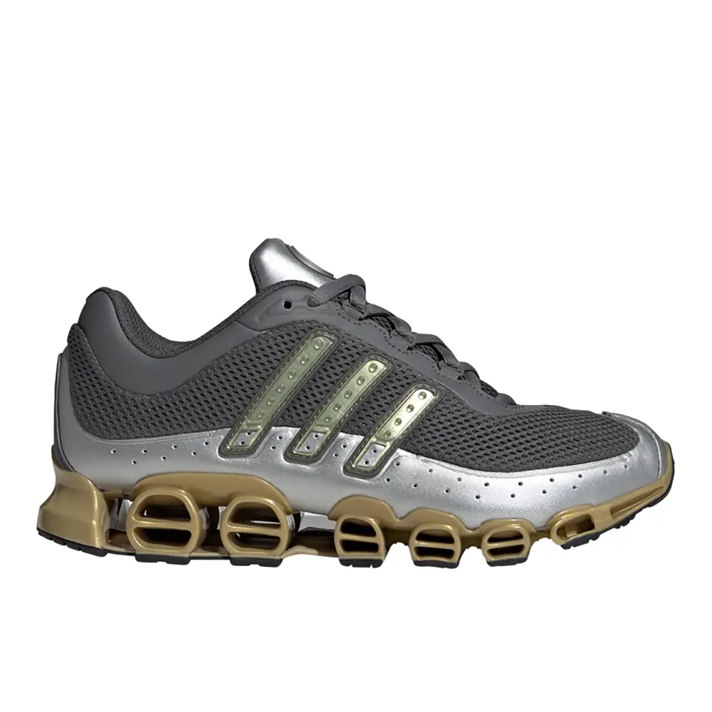 adidas Mens Megaride Sneakers Shoes Casual - Gold, Grey, Silver