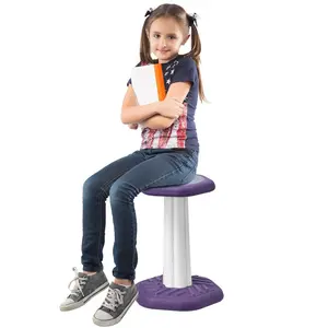 VEVOR Wobble Chair, Height - Adjustable (15.7 - 21.7) Active Chair, Flexible Seating Wobble Stool Made of PVC+ABS Improves Focus Posture, Ideal for Schools, Office and Home, Age 12 - 18, BlackVEVOR Super Brand Day