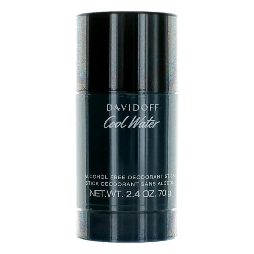 Davidoff Cool Water 2.4oz Alcohol-Free Deodorant Stick for Men - Scented Masculine Lavender Mix Cosmetic Bath & Body Care Product