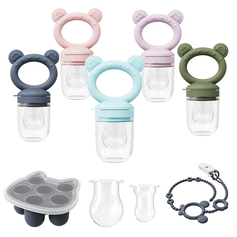 ThoLune Baby Food Fruit Feeder & Breastmilk Popsicle Mold Set