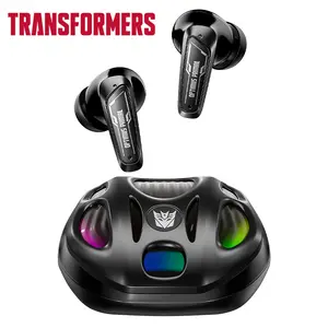 Transformers T35 Wireless Bluetooth Headphones Newly Bluetooth 5.4 Headphones RGB Color Atmosphere Light 360°Stereo Surround Sound Up to 36 Hours Battery Life