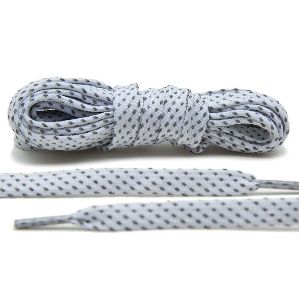White - Reflective Flat Laces 2.0