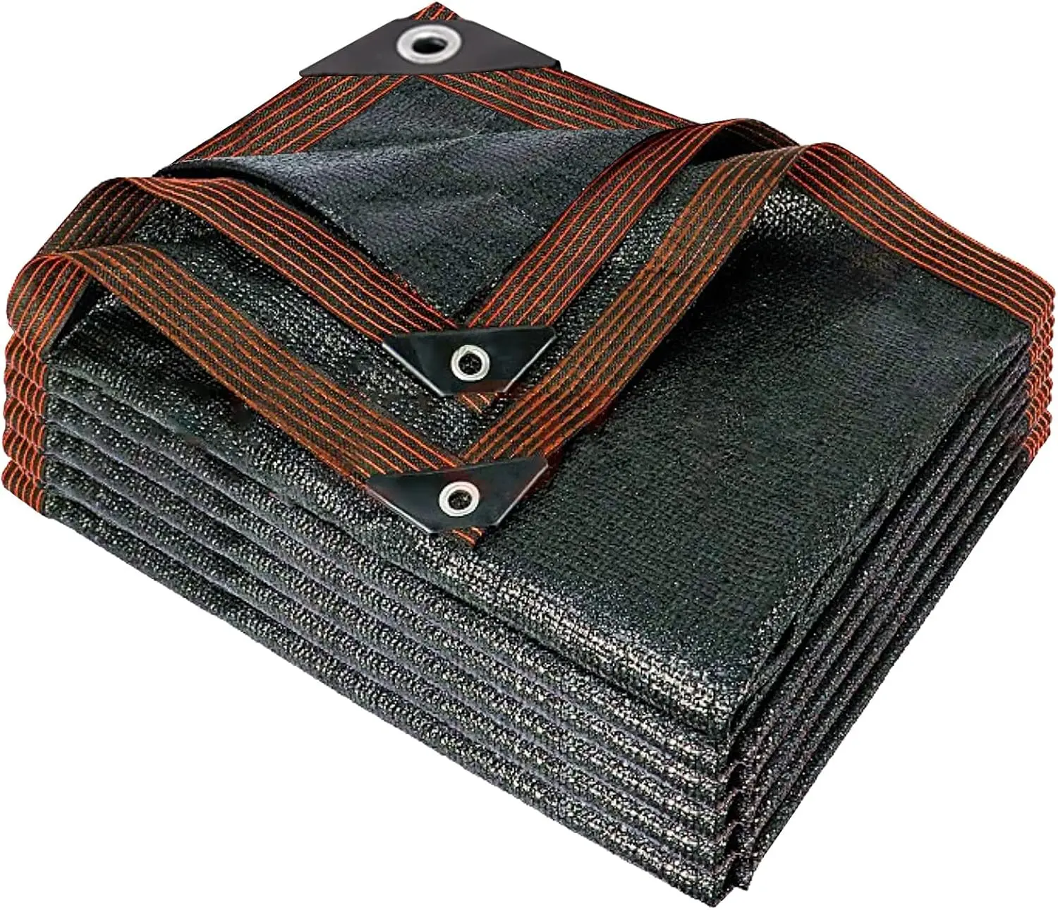 10 ft x 13 ft sunshade fabric, polyethylene material with 70–80% light blocking and UV resistance; sturdy mesh with grommets for patios, plants, greenhouses, dog kennels, porches, gazebos, and multi-purpose netting.