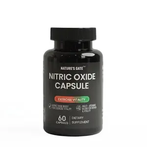 Nitric Oxide - Natural Dietary/Fitness Supplement for Healthy Blood Pressure & Muscle Support - Healthcare | L-Arginine + L-Citrulline | 60 Vegan Capsules outdoorfun