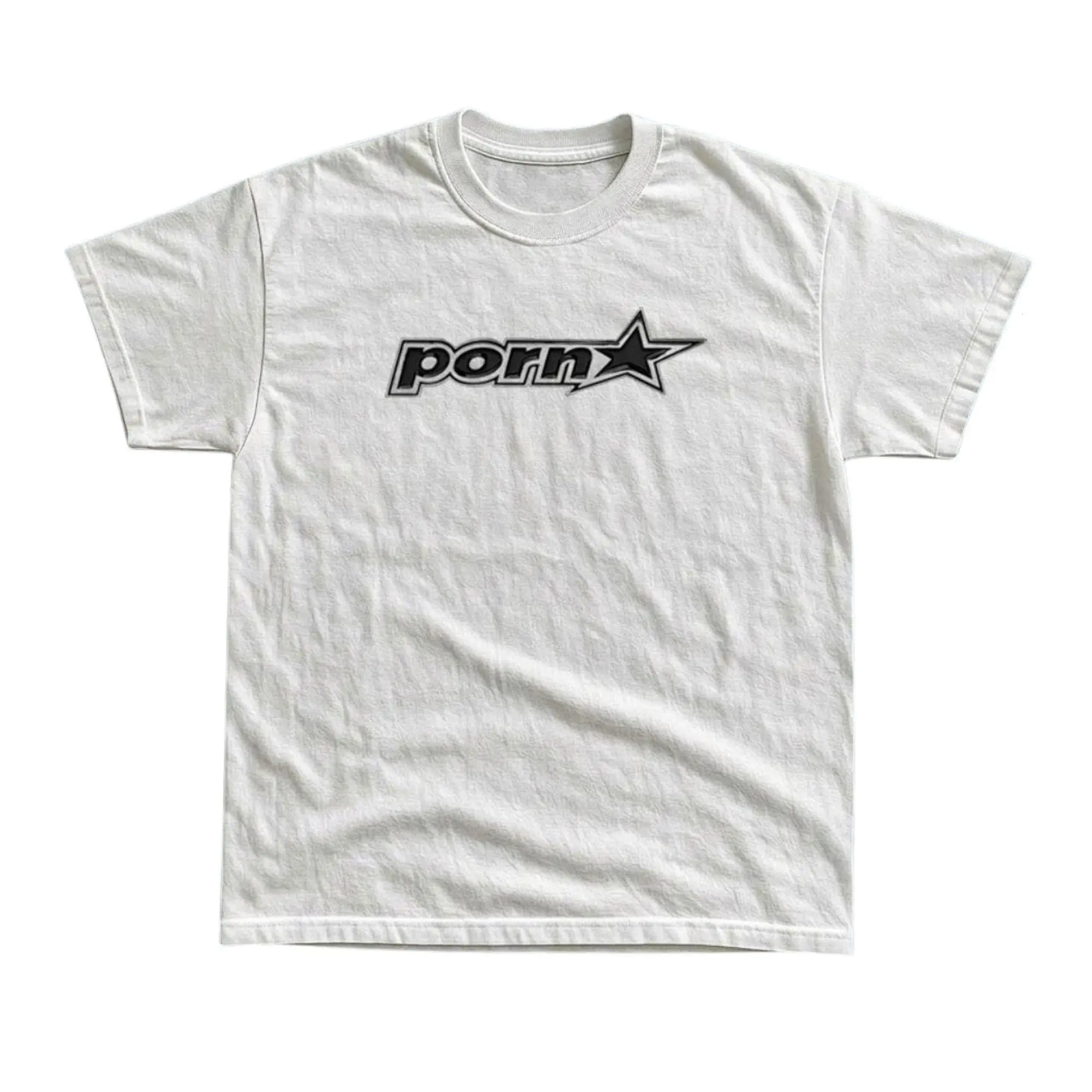 Star Logo Retro Tee - White Streetwear Vintage Shirt