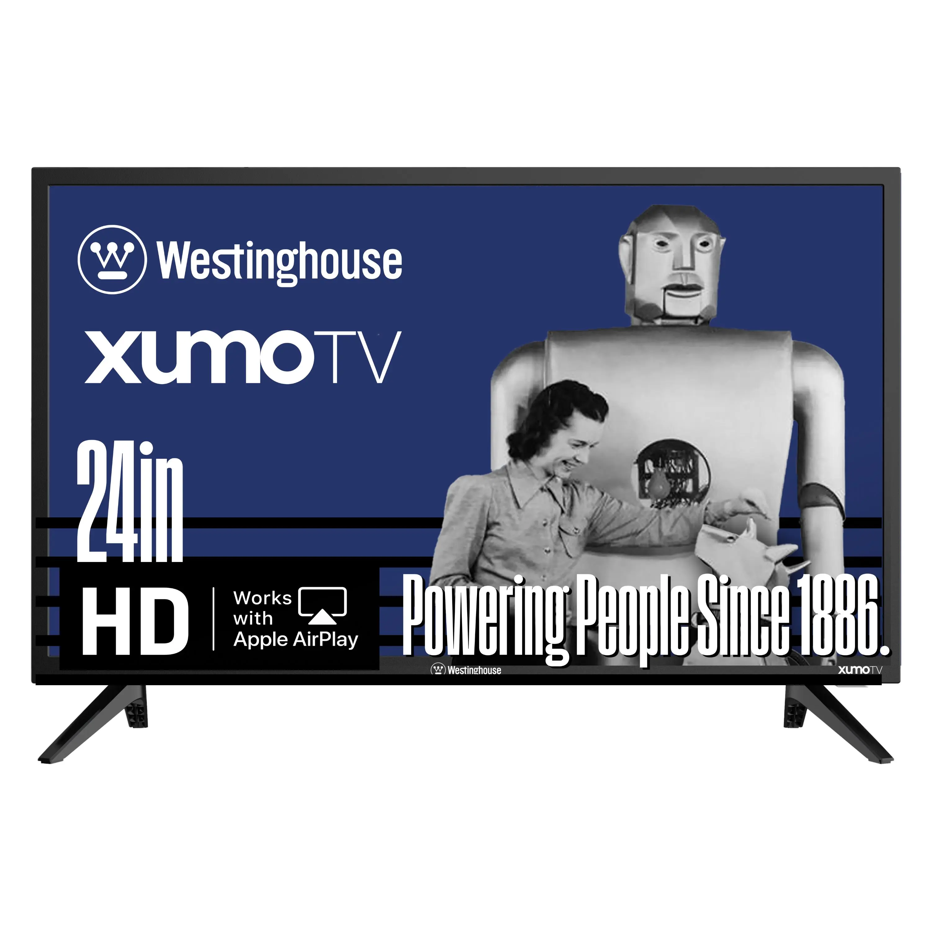 Westinghouse 24-inch Smart TV, HD Xumo TV with Voice Remote, Flat Screen LED Television, Wi-Fi & Mobile Connectivity