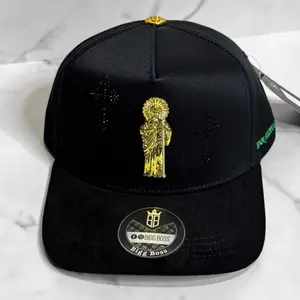 San Judas Tadeo Black SnapBack for Men - Snap-Back Design, Casual Style