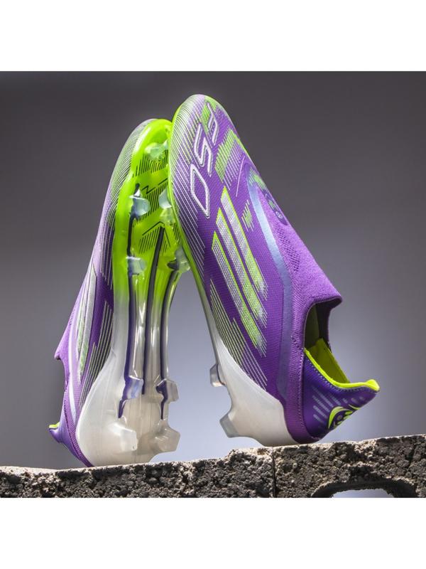 Men Women High-End Seamless Football Shoes, Football Boot, Anti-Slip Durable Outdoor Lawn Soccer Cleats, Super Grip Support, Fashionable Design