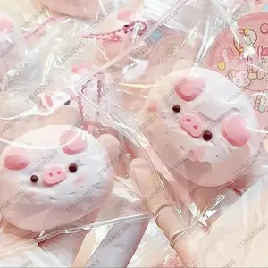 Little Piggy Taba Squishy Cute Little Pig Head Silicone Mushy Squeeze Mochi Toy Stress Relief Gift Hand Relaxation