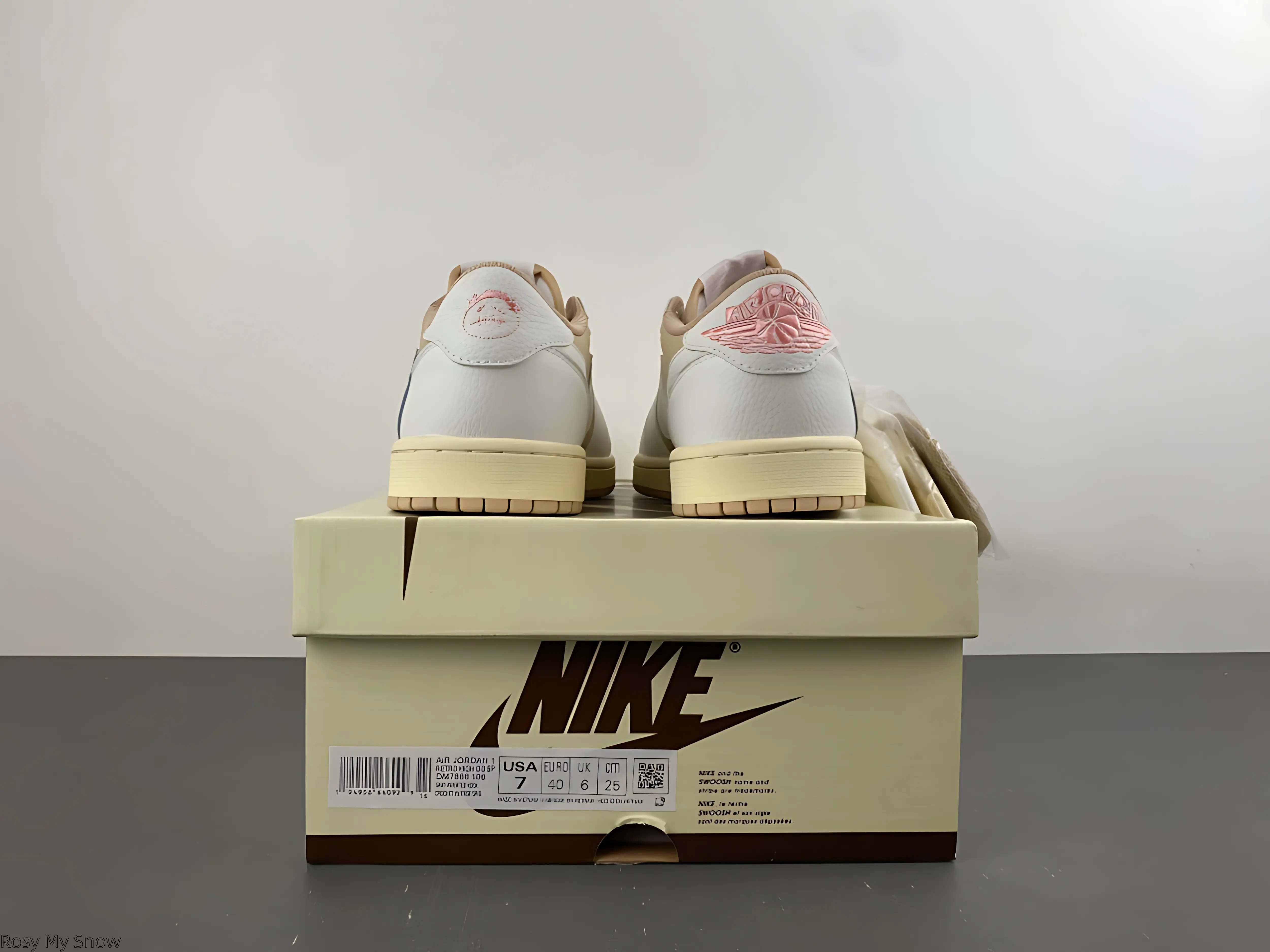 Off White Khaki Unisex Low Sneakers | Mixed Leather Vintage Casual Shoes | All-Match Daily Street Footwear | Brand New Sealed with Original Shoe Box