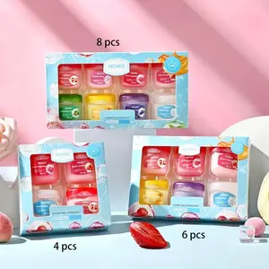 Moisturizing Lip Care Mask Set, 4/6/8 Counts Hydrating Lip Care Gel, Daily Skincare Product for Lip, Skincare Product Summer Gift, Lip Balms, Lip Moisturizer, Lip Care Routine