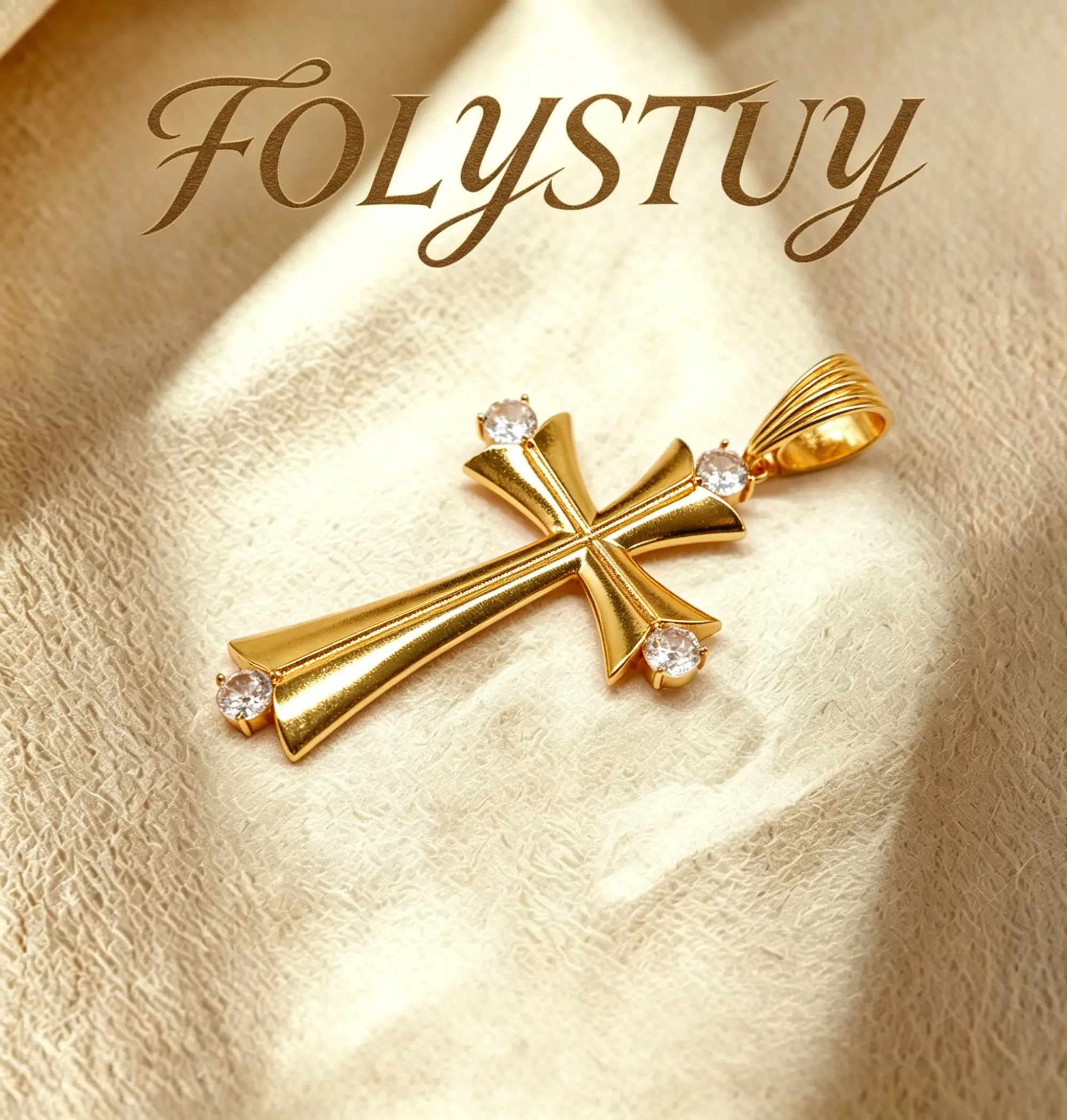 [93mm with 45mm cross pendent]FOLYSTUY(YNK09) cross pendent - Unique Cross Accents for Versatile Wear with Elegant Design