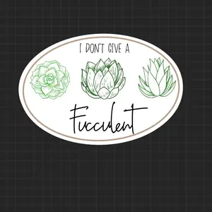 Succulent Sticker