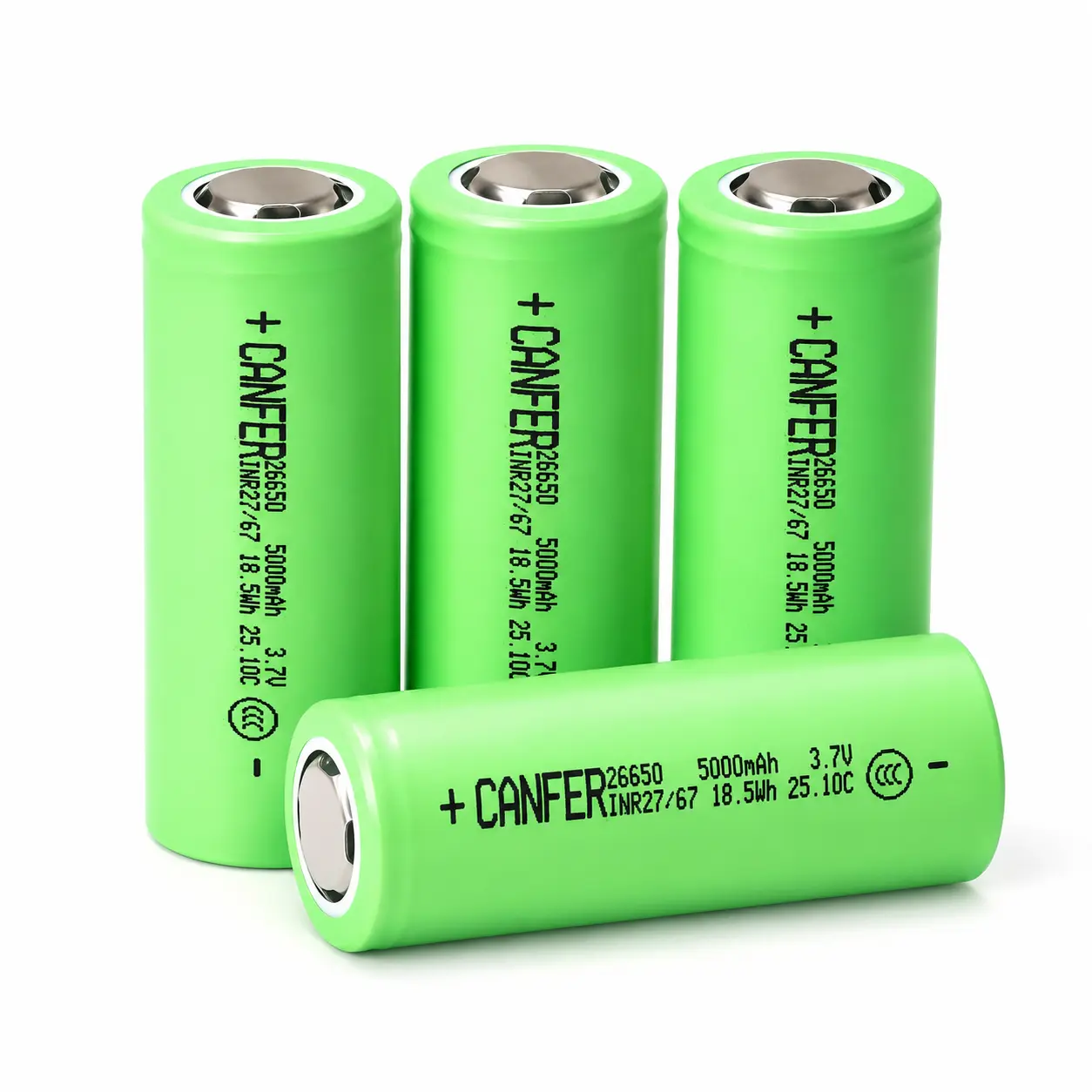 2/4pcs Original 26650 Lithium Battery 5000mAh Rechargeable Lithium Ion Battery | 3.7V-4.2V Compatible with LED Flashlight, Remote Control Power Bank, Headlamp, Apartment Essentials, Home Tool, Assembled Battery