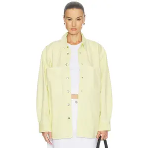 AGOLDE Laria Shirt in Lemon Zest