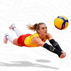 Volleyball Elbow Guard with Fingers – Breathable Compression Arm Sleeve for Training & Sports Protection (Volleyball/Tennis/Basketball)