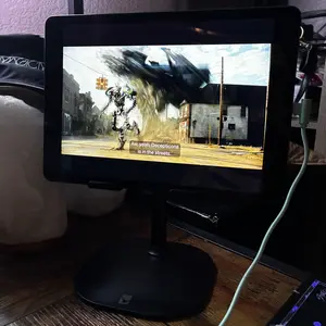 Cooper TabHolder, 7-10" Height Adjustable Tablet Stand, Premium iPad Stand for Desk, 270° Tilt Portable Monitor Holder for 15.6-17" Displays, for All iPad, Kindle, Surface, Samsung Tablets