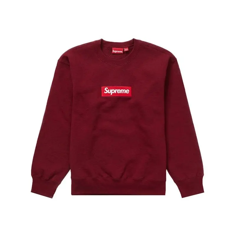 Supreme Men's Box Logo Crewneck (FW22) Cardinal, from StockX