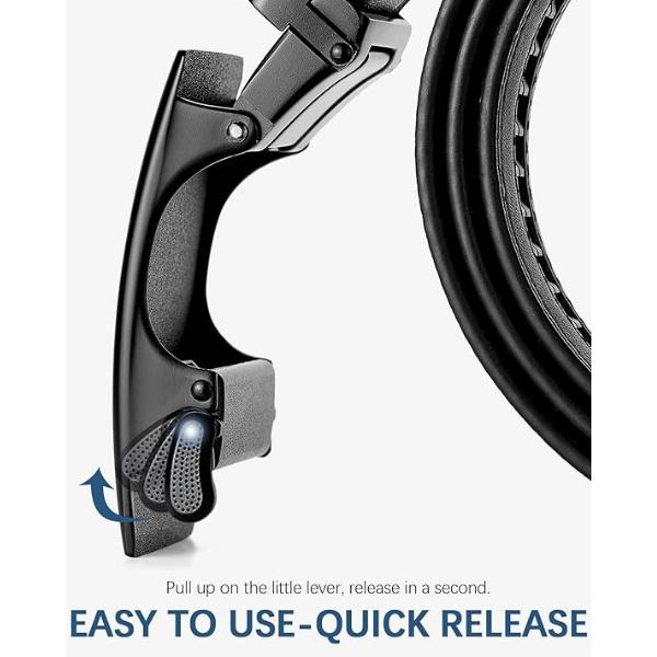 Men's Leather Belt Automatic Ratchet Buckle Slide Belt for Dress Casual Trim to Fit High-Quality Leather Strap & Alloy Buckle Classic Design