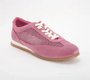 Seychelles Leather Perforated Lace Up Sneaker -Naples