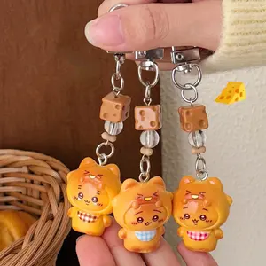 1/3 Pcs  Chiikawa 3D Cartoon Keychain Cute And Funny Bib Pendant Backpack Small Pendant