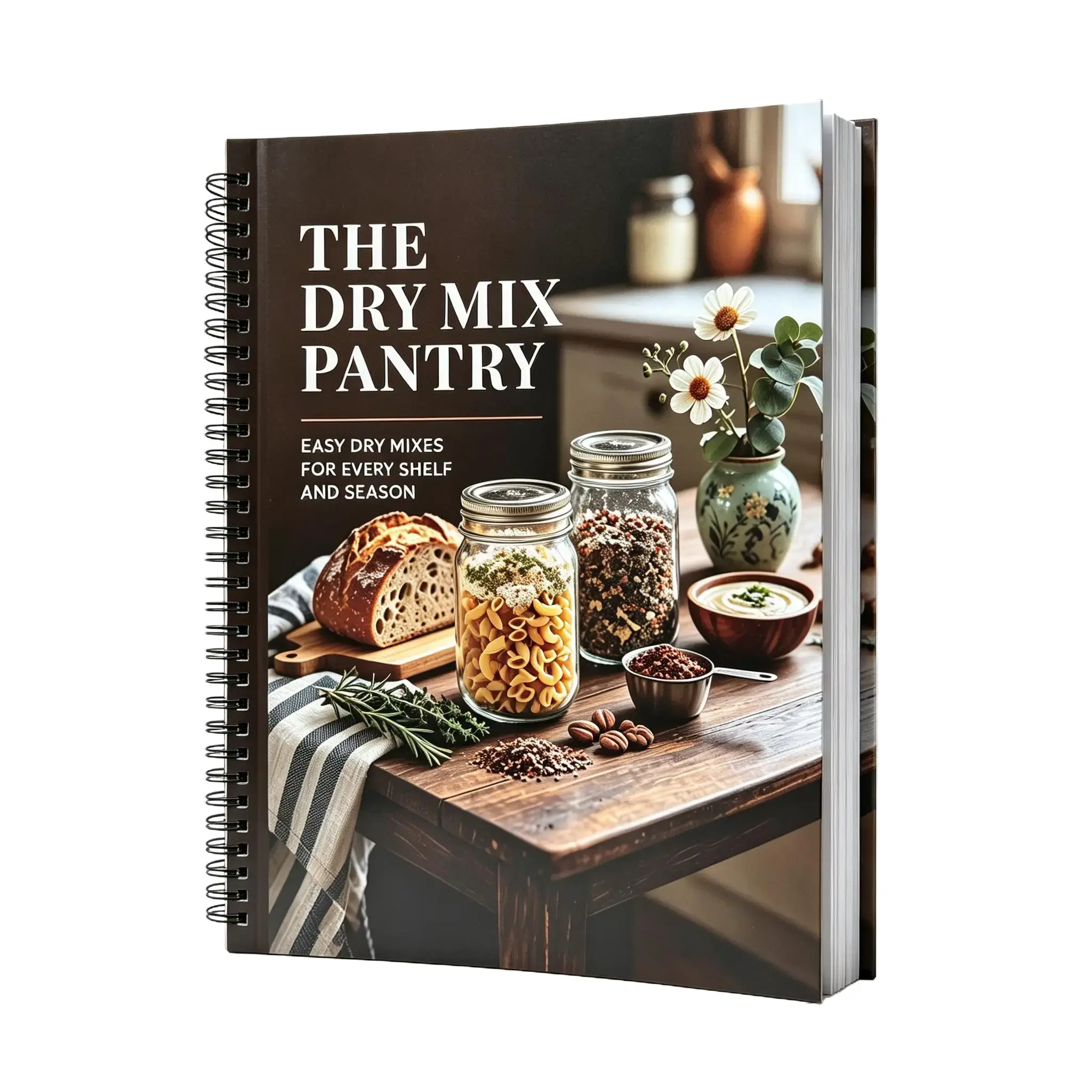 The Dry Mix Pantry: 50 Make-Ahead Pantry Mix Recipes Cookbook for Everyday Meals, Home Baking (Lifestyle & Hobbies, Recipes & Cooking Book)