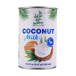 BAMBOO TREE 400ml Canned Coconut Milk - Premium Vietnamese Coconut Cream for Coffee, Baking, Desserts & Smoothies