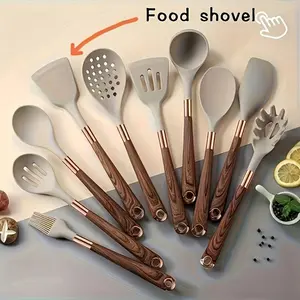 Silicone Kitchen Utensil, Non-Stick Shovel, Heat Resistant, Easy to Clean, Safe Cooking Tool, Suitable for Christmas, Halloween, Easter Cooking And Baking Essentials, Kitchen Spoon, Home Kitchen Supplies