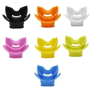 Scuba Choice Silicone Regulator Comfort Bite Mouthpiece with Lip Shield