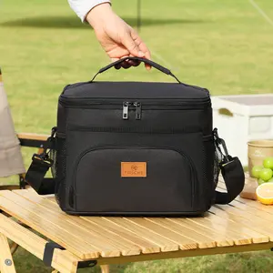 13.8L Insulated Lunch Box for Women and Men ,Keep Fit and Fresh Lunchbag,Leak-Proof Cooler Lunch Bag with Pockets & Adjustable Strap, Office Beach Travel Organizer