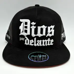 Puro440-Dios Por Delante (Black & Red) (Flat Brim)