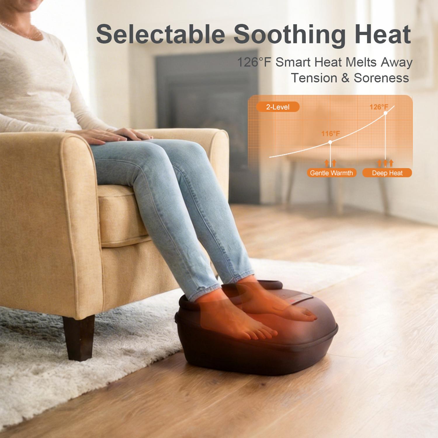 2026 Upgraded Nekteck Foot Massager with Heat, Electric Shiatsu Foot Massage Machine, Improves Blood Circulation, Relieves Plantar Fasciitis & Neuropathy, 3 Adjustable Intensities, Valentine’s Day Gifts for Men & Women 2026 Upgraded Nekteck Foot Massager with Heat, Electric Shiatsu Foot Massage Machine, Improves Blood Circulation, Relieves Plantar Fasciitis & Neuropathy, 3 Adjustable Intensities, Valentine’s Day Gifts for Men & Women