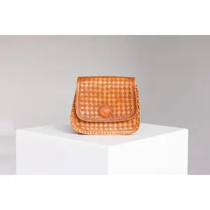 Cairo - Hand-Tooled Leather Crossbody Bag