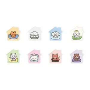 ATEEZ – [8ROOM Pop-Up MD] Random Mini Clips (Blind Pack) | Official ATEEZ Desk Clip / Utility Mini Clip | 1 Random Member Design (1 of 8) | ATINY Photocard / Planner / Snack Bag Clip