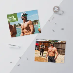 Riley Green 2026 Calendar, Funny Celebrity Wall Planner, Actor Fan Gift for Her, Celebrity Crush Merch, New Year Holiday Gift