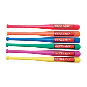 212 MAIN Ultra Bat Set - UB30SET, 30 in Multicolor Baseball Bat Training Equipment with Ridged Grip, Set of 6 for Games Relays
