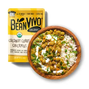 BeanVIVO Coconut Curry Chickpeas – Organic, High-Protein