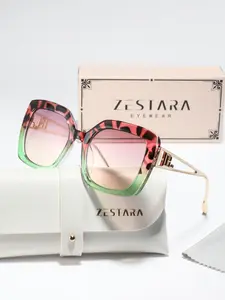 Stylish Women's Big PC Square Thick Frame Glasses, Hollow Letter Decor, Party and Music Festival Ready, Ideal Gift for Friends, Fashion Glasses