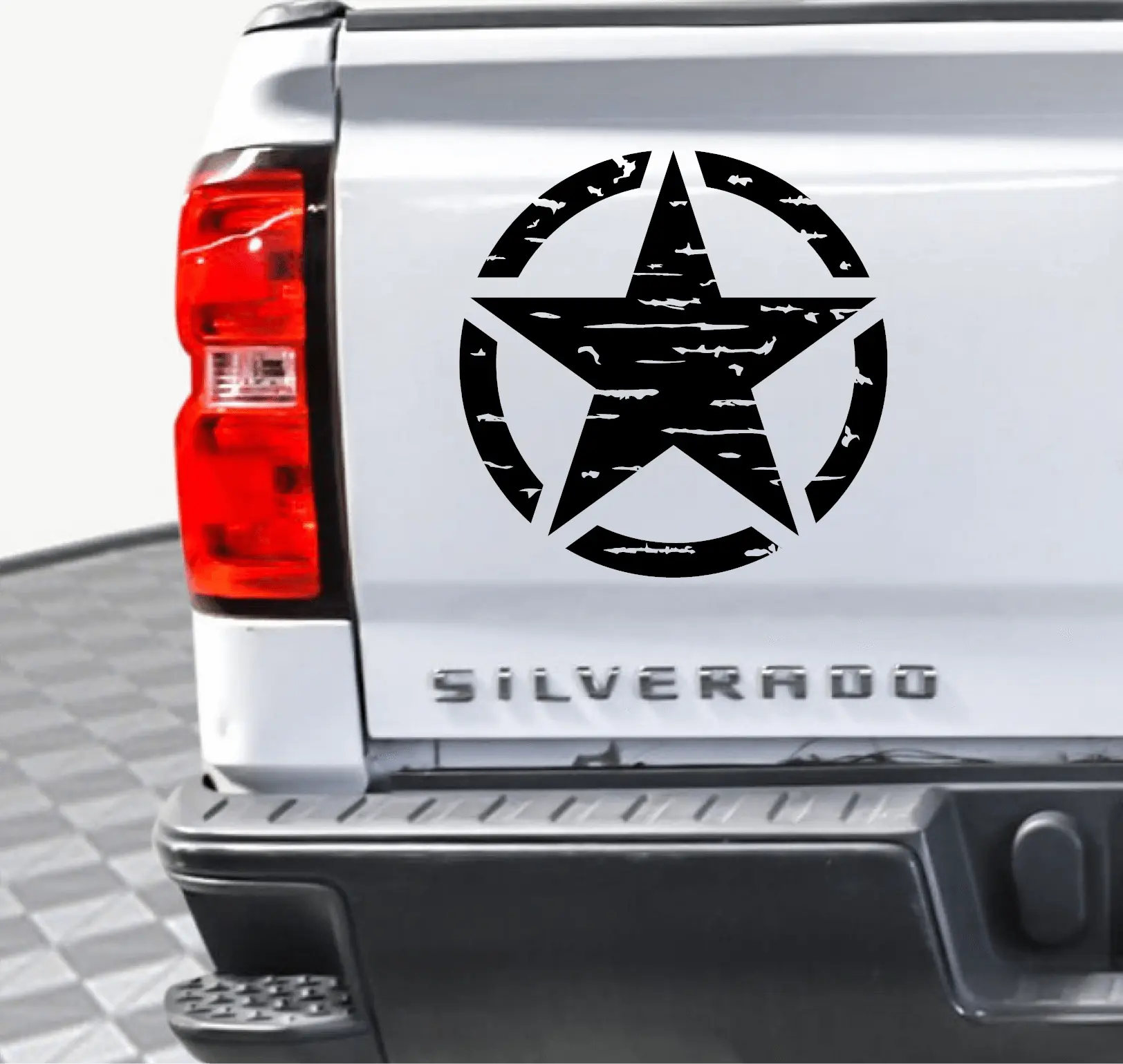 Distressed Star Decal – High-Quality Vinyl Patriotic Sticker | Thrilling Signs