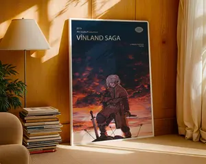 Vinland Saga Poster: Vintage Anime Manga Art Print