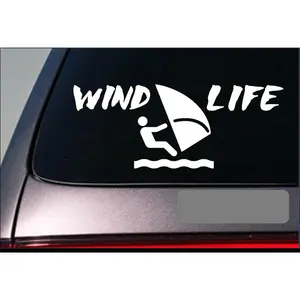 Wind life windsurfing surfboard sticker decal *E230* surfing swimming bikini wax