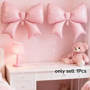 Bow Balloons, Giant Aluminum Foil Butterfly Bows, Perfect for Fun Birthday Parties, Single Party, Engagement, Wedding Anniversaries, Butterfly Balloon Decorations